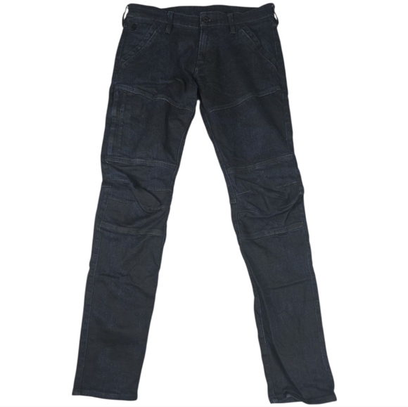 G Star Raw Rackam Dc Super Slim Jeans Men's Size 33Wx32L Black Excellent Cond